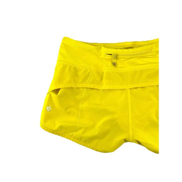 Lululemon Size 6? Women Speed Up Short 2” Running Zip Pocket Yoga Gym Q01 - Picture 2 of 8